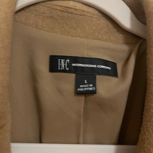 I.N.C. International Cocepts Women's Solid Belted Wool Coat - Picture 5 of 9